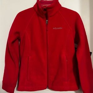 Youth Columbia jacket *pink*gently worn*zipper front